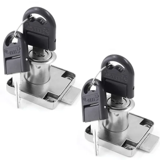 2 PCS Cylinder Cupboard Drawer Lock, Drawer Lock with Keys , Furniture Hardware Lock for Drawer Cabinet Cupboard Household