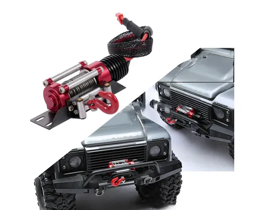 RC Car Winch Practical Durable Lightweight Creative Portable Replacement Metal 1/10 RC Car Automatic Crawler Winch Set