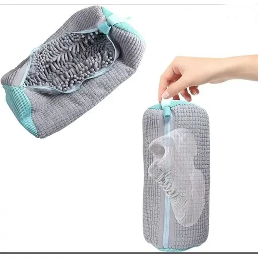 Shoe Washing Machine Bag Laundry Shoe Bags for Washing Machine, 2Pcs Shoe Washing Bag Shoe Laundry Bag for Washer and Dryer Reusable Shoe Washing Bags (Grey-2Pcs)