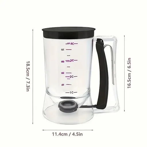 Handheld cake batter separator-Black