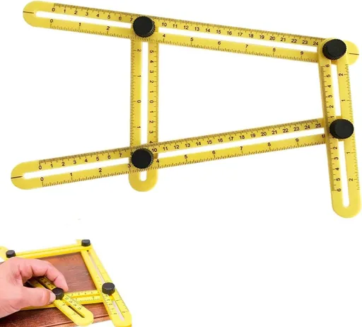 Angle Ruler - Quadrilateral Measuring Instrument - Multi-Angle Ruler - Folding Ruler - Multi Angle Angle Meter - Multi-Angle Ruler - Folding Ruler Measuring Ruler - Multi-Angle Measuring Ruler - Multi-Angle Measuring Ruler - Multifunctional - Univers