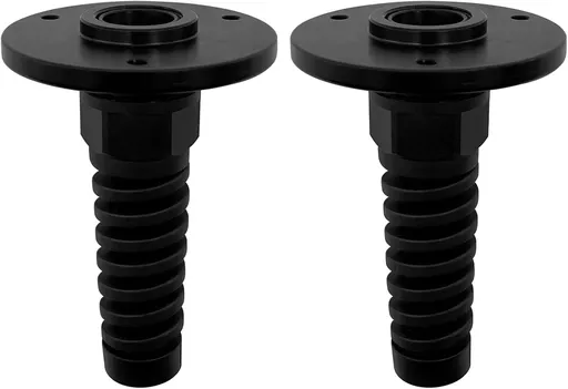 2Pcs PG16 Cable Gland with Anodized Aluminum Base Antirust Anti-corrosive Waterproof IP68 Nylon Joint Adjustable Locknut for 10-14mm Wire Thread