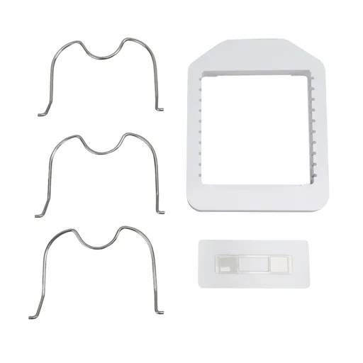 Pot Lid Organizer Plastic U Shaped Cooking Top Cover Storage Rack for Home Kitchen White