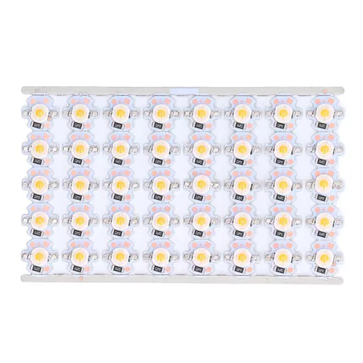 LED Chip Bulb High Brightness Energy Saving DIY Lamp Beads with Aluminum Plate for 1W 12V Headlights Cabinet LightsYellow Light