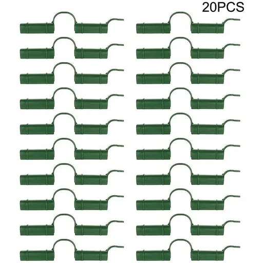 20 pcs Greenhouse Clips Greenhouse Tube Clips Fixed Tool Garden Tarpaulin Sun Protection Clips 1.1Cm