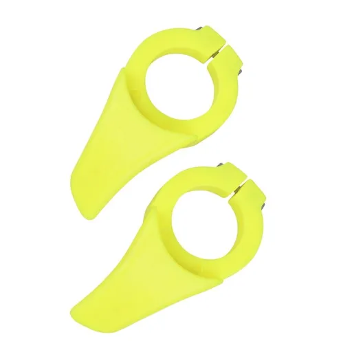 Ergonomic Yellow Bike Handlebar for Road Use Firm and Steady 1Pair