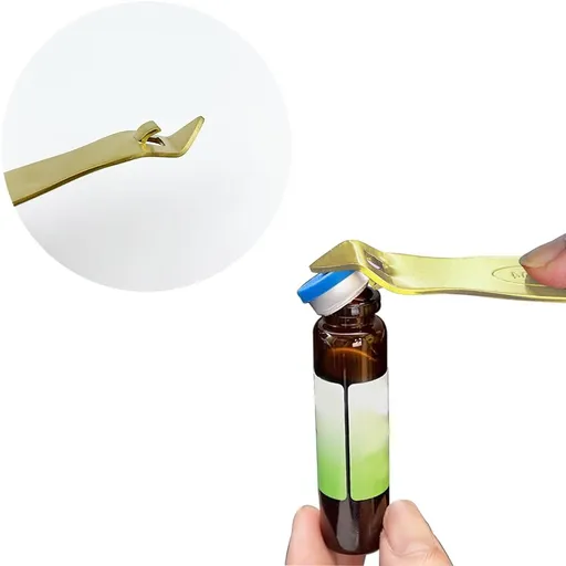 2PCS Gold Bottle Opener Stainless Steel Can Punch Opener Church Key Can Opener Beer Openers for Bar Kitchen Party