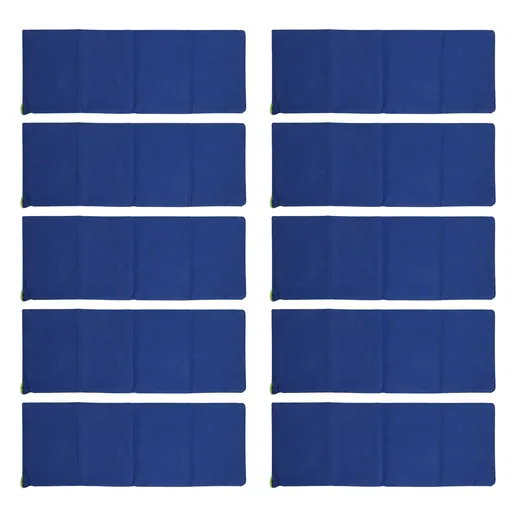 10pcs Flood Sandbags 600D Polyester Flood Prevention Bag Reusable Flood Barrier Bag for House Door Window Garage Basement Dark Blue