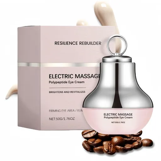 Microcurrent Eye Cream,Under Eye Cream for Dark Circles,Puffiness and Wrinkles, Hyaluronic Acid + Peptide+ Caffeine Eye Cream Anti Aging,Hydrating Eye Care,Gentle Vibration