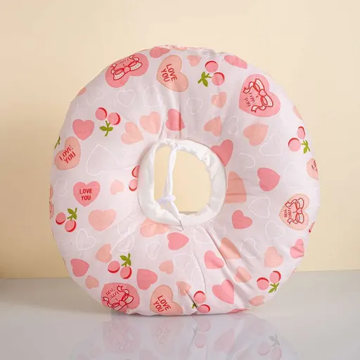 Ada Soft Cat Elizabeth Collar Post Surgery Big Love Pink M: adjustment range of 16-29cm within about 10kg