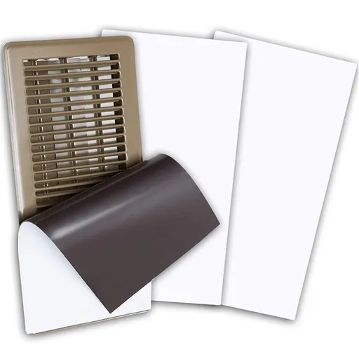 Magnetic Vent Covers (3-Pack), Flexible Floor Vent Cover, Cut to Size Air Vent Covers, Heat/AC Vent Covers for Home Ceiling Registers, 8" x 15.5" Vent Covers Magnet Wall/Ceiling Vent Cover