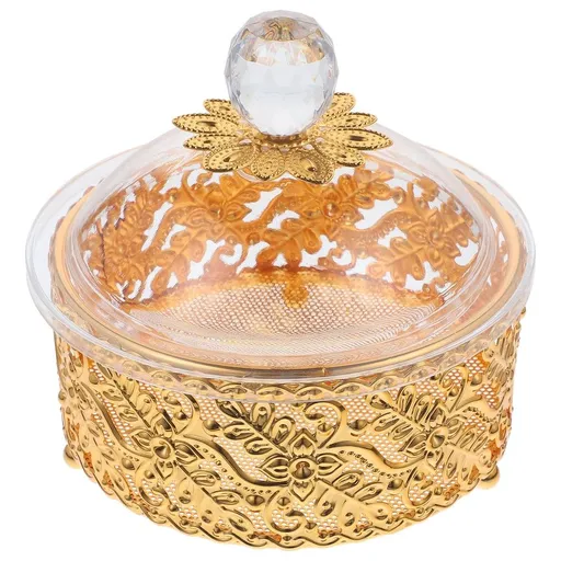 Sweet Jar with Lid for Snacks Storage and Farmhouse Kitchen Decoration