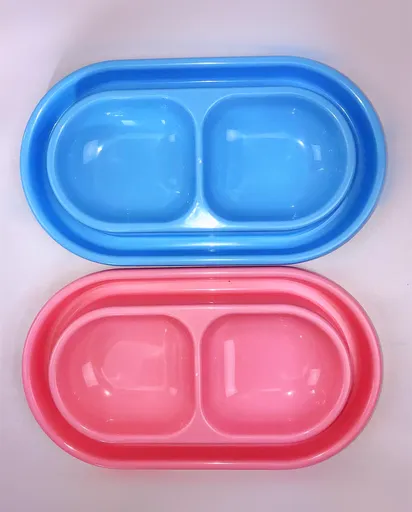 YES4PETS 2 x Large Anti-Ant Pet Dog Feeding Bowls Cat Rabbit Guinea Pig Feeder