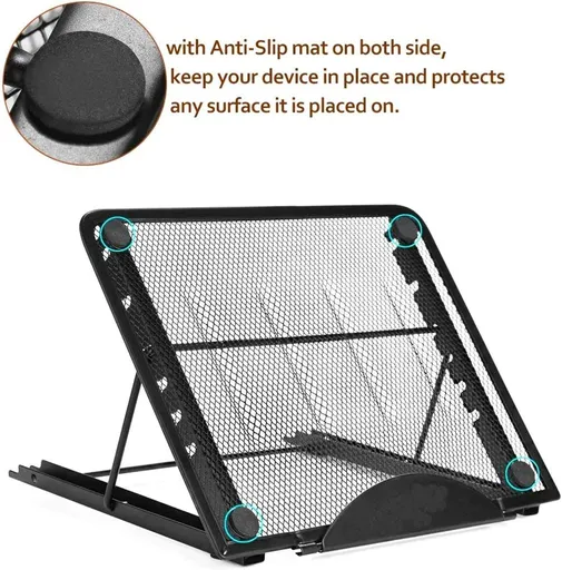 Multifunctional Adjustable Light Box Pad Stand Diamond Painting Stand Tablet Notebook Support fit for 5d Diamond Painting (Black)