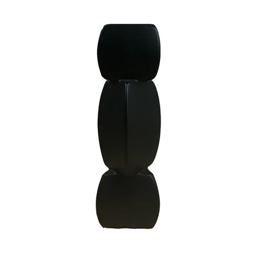 Lotus Root Shaped Vase Ingenious Ceramic Decorative Flower Vase Black Large