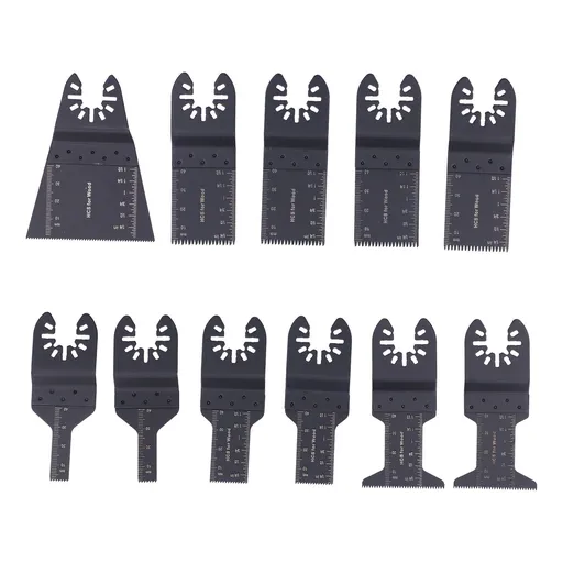11PCS Oscillating Multitool Blade Quick Release Universal Saw Blade Woodworking Blade Oscillating Tool Blade