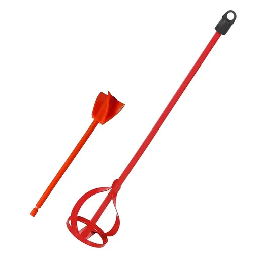 2 Pack Steel Drill Paint Mixer Stirring Attachment, Multi Viscosity Liquid Blending Tool Matching Drill Paint Mixer And Paint Mixer For Drill For Epoxy Cement Mud Bucket Mixing