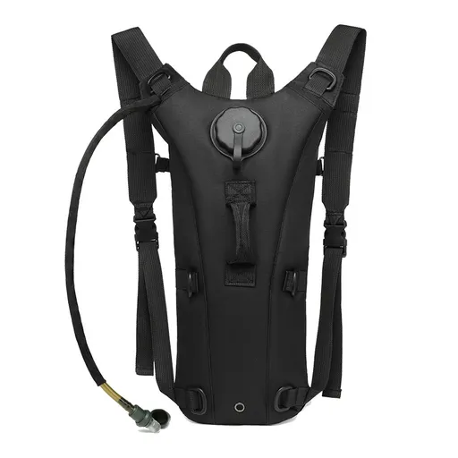 Water Bag–Water Storage–Hydration Backpack–Camping & Hiking–Portable Water Bag Made of Food-Grade Material–3L–Black