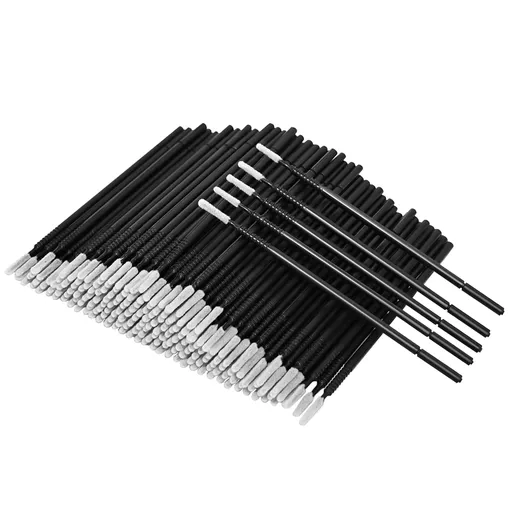 200 Disposable Micro Brushes & Mascara Wands - Microswabs for Eyelash Extensions, Makeup & Lip Micro Applicator Brush
