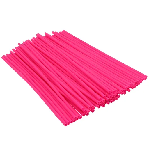 Worgeous Bike Wheel Spoke Reflector for Night Safety Universal Design Reusable Plastic Yellow 1 Set 23.3X0.4X0.4CM Pink