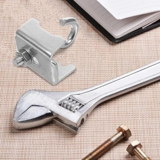 6Pcs Durable Steel Beam Hanger Clamp with Strong Load Capacity for Heavy Duty Warehouse Shelves