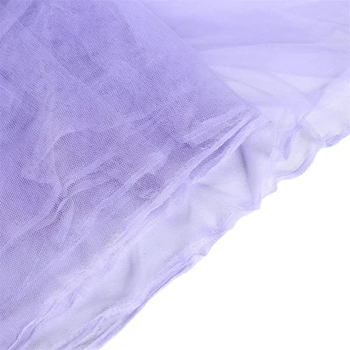 4 Corner Post Students Dorm Bunk Mosquito Net Bed Canopy Netting Students Bed Curtains for Student Dormitory School (Purple)