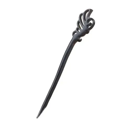Retro Wooden Carved Hair Sticks Women Hairpin Barrette Chopsticks Accessories - A
