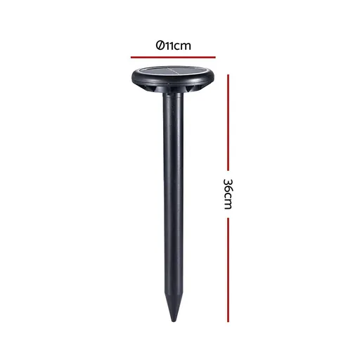 Gardeon Snake Repeller 20X Ultrasonic Solar Powered