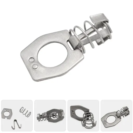 4-Piece Stainless Steel Door Latch Set with Locking Fasteners for Camper Heater, Outdoor and Travel Use