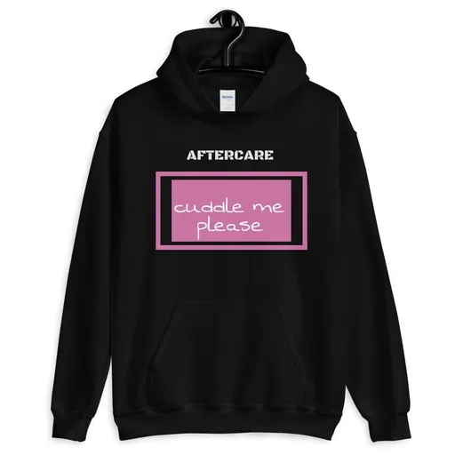 House Of Dasein Aftercare Hoodie Sweater Submissive Ddlg Bdsm Soft Cotton Polyester - Black - 3Xl
