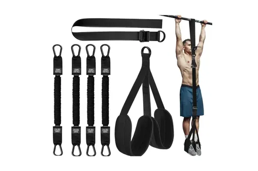 Pull Up Assistance Bands 300lbs, Power Resistance Belt for Fitness & Strength Training (black)