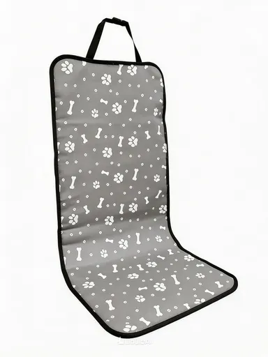 PetGrayBonePrintCarMat