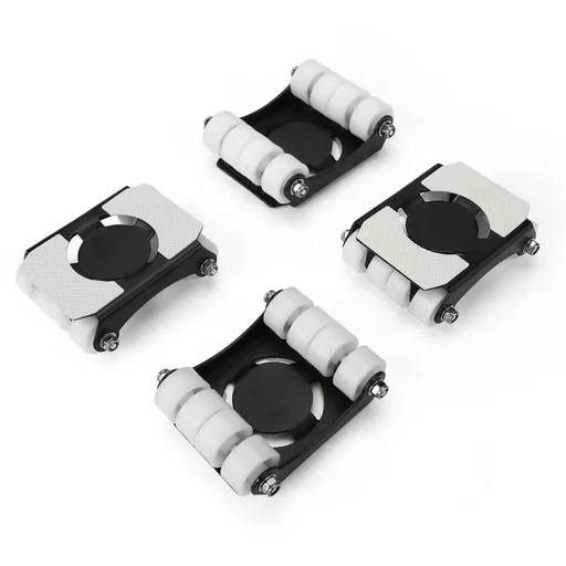 4pcs，Carrying capacity equipment roller slider+height adjustable lifting tool, easy to move heavy objects universal wheel