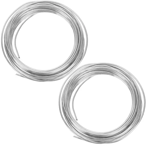 DIY Handmade Metal Wire Plated Silver for Skeleton Making and Sculpture Tools 2Pcs