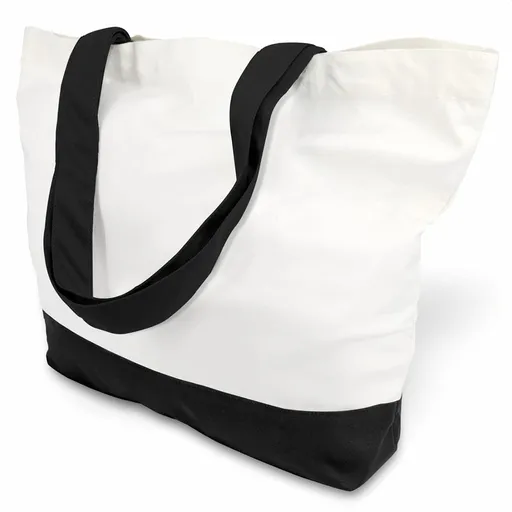 Super Strong Large 12oz Cotton Canvas Tote Bag, Reusable Grocery Shopping Cloth Bag, Fashionable Two-Tone Tote for Crafts, DIY Your Creative Designs