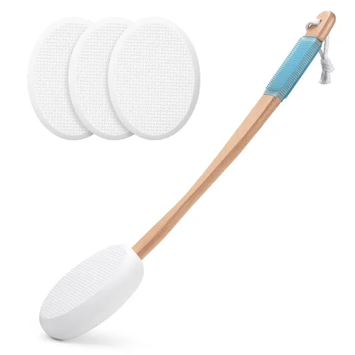 Lotion Applicator with 4 Replacement Pads White, 43 cm
