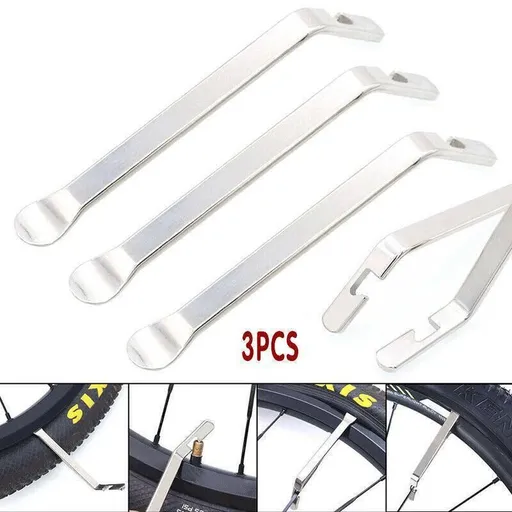 3Pcs Bike Tire Lever Tyre Changing Tool Bicycle Tire Levers Steel Repair Kit Au