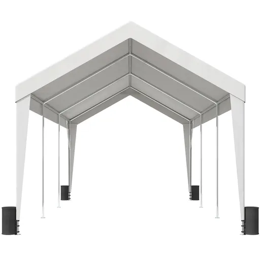 Carport Car Canopy Garage Shelter Tent 10x20ft with 8 Poles for Auto Boats