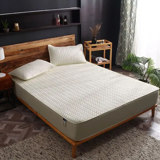 Cotton Mattress Cover 90x200cm Gray Grid Huang Xiaoge 180*200cm standard
