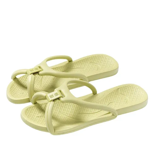 Portable Folding Slippers for Men Women Anti-slip and Quick Drying Slippers for Travel Home Bathroom Beach Use - Green - Size Heel to toe 9.4 in