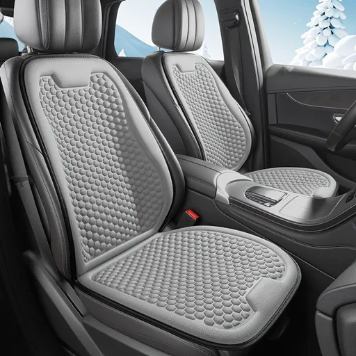 All-Season Car Seat Cushion Sedan Seat Cushion SUV Seat Cushion Car Seat - Gray - Size 01