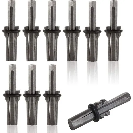 10 Pcs Stone Splitter Wedge Marble, Granite Stone Splitter Concrete Wedges Plug Wedge and Plumes Stone Cutting Tool for Concrete, 16mm