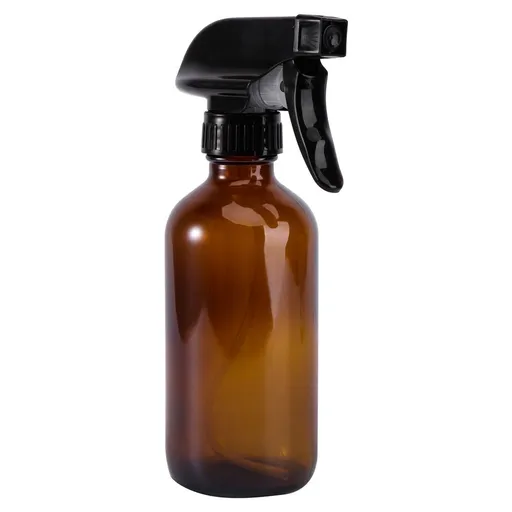 Brown Glass Spray Bottles Set of 250ml Portable Refillable for Essential Oils Storage Use Durable