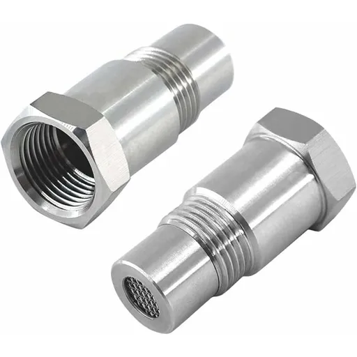 2 pcs Oxygen Sensor Extender Spacer Extension For Car Engine Exhaust Systems M18 X1.5, 45Mm Lambda Sensor