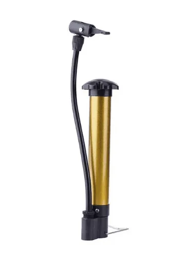 1 × Portable Bicycle Air Pump Pump For Tires Scooter Inflator Portable Mobility Scooter Pump Inflation Tool Small Inflator Accessory For Car & One Size Yellow