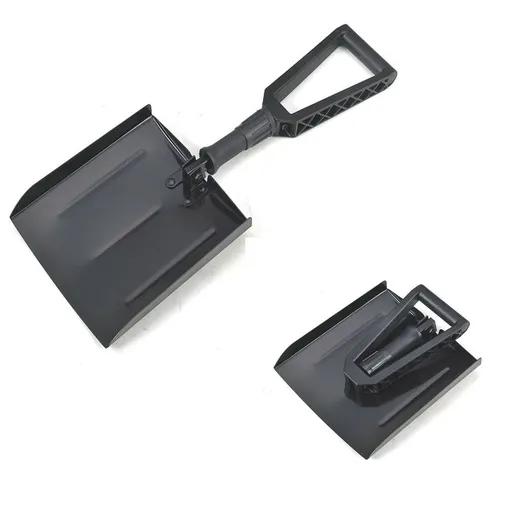 Car Folding Emergency Snow Shovel | Compact Compact | Snow Camping, Skiing, Snowmobiling, Avalanche Survival Tool | Lightweight