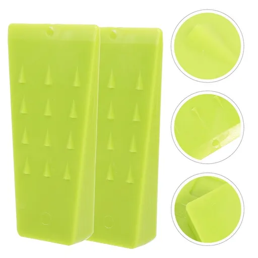 2Pcs Compact Plastic Woodcutting Wedges Green Logging Tools for Tree Felling