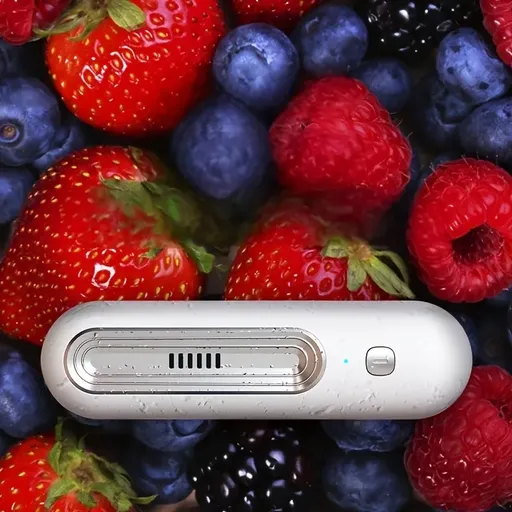 Mini Odor Purifier – 1200mAh USB, Ozone Deodorizer for Fridge, Shoe Cabinet, Wardrobe, Pet Area – Portable for Home & Travel(silver）