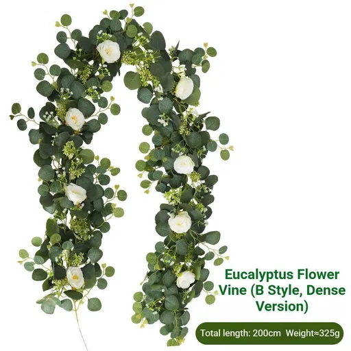 Eucalyptus with Flowers - 72 Heads-B