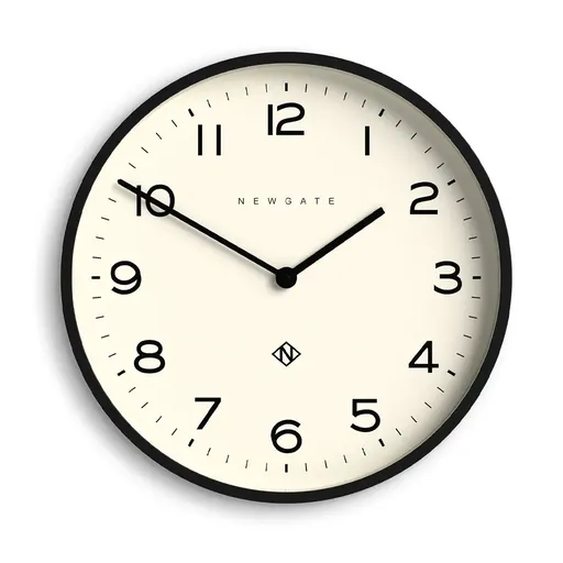 Newgate Number Two Echo Wall Clock-Black